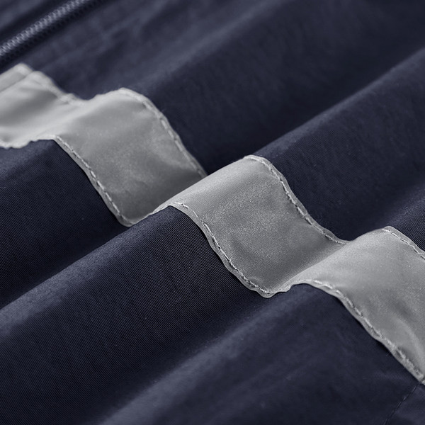 Laisvalaikio vyriška liemenė aukšta apykakle – trijų spalvų