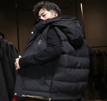 Vyriška laisvalaikio liemenė su gobtuvu