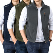 Vesta sport pentru barbati cu buzunare si fermoar