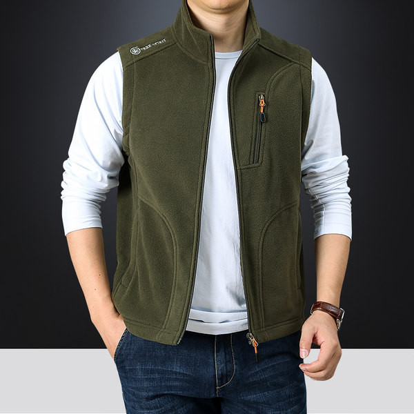 Vesta sport pentru barbati cu buzunare si fermoar