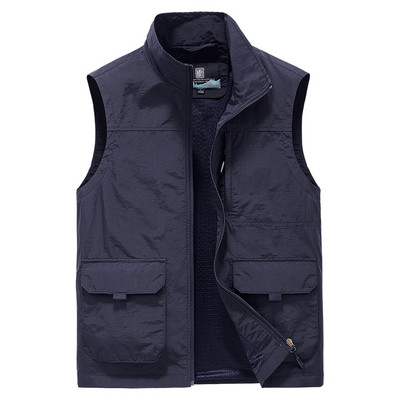 Vesta pentru barbati cu buzunar si fermoar