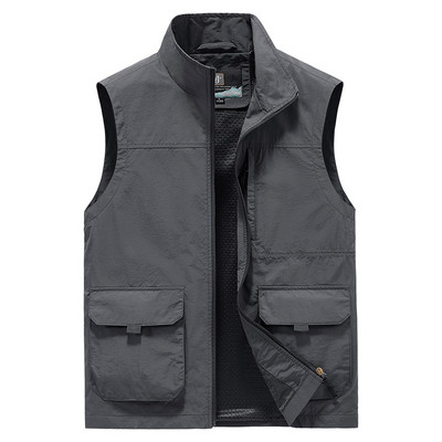 Vesta pentru barbati cu buzunar si fermoar