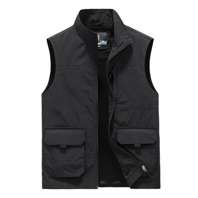 Vesta pentru barbati cu buzunar si fermoar