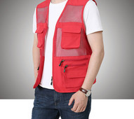 Vyriška tinklinė liemenė su užtrauktuku