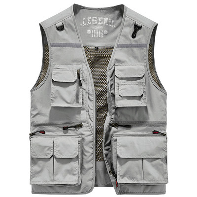 Új modell férfi alkalmi mellény zsebekkel