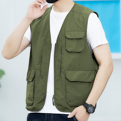 Vyriška laisvalaikio liemenė su kišenėmis