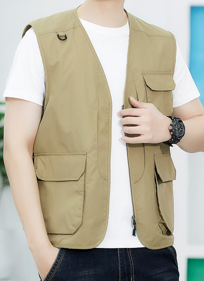 Vyriška laisvalaikio liemenė su kišenėmis