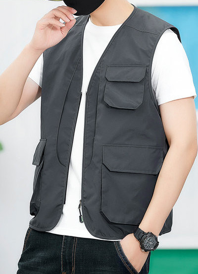 Vyriška laisvalaikio liemenė su kišenėmis