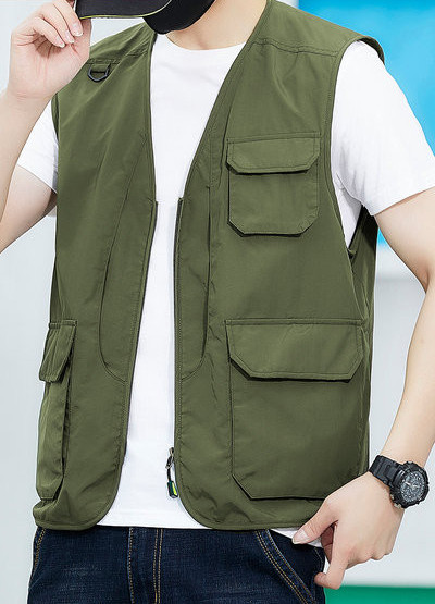 Vyriška laisvalaikio liemenė su kišenėmis