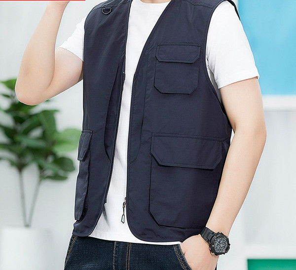 Vyriška laisvalaikio liemenė su kišenėmis