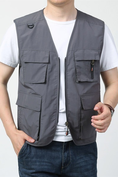 Paprasta vyriška liemenė su kišene