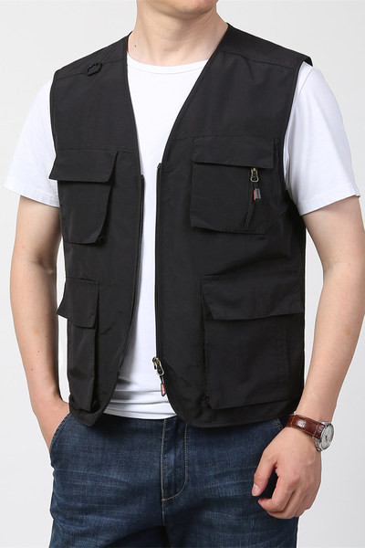 Paprasta vyriška liemenė su kišene