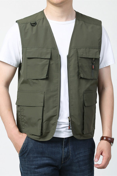 Paprasta vyriška liemenė su kišene