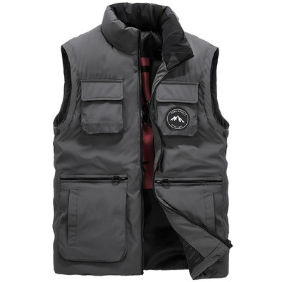 Laisvalaikio vyriška liemenė su kišenėmis – trijų spalvų