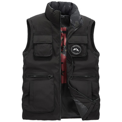 Laisvalaikio vyriška liemenė su kišenėmis – trijų spalvų