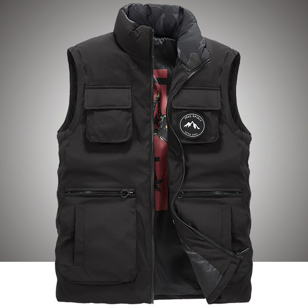 Laisvalaikio vyriška liemenė su kišenėmis – trijų spalvų