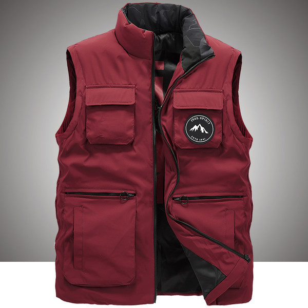 Laisvalaikio vyriška liemenė su kišenėmis – trijų spalvų