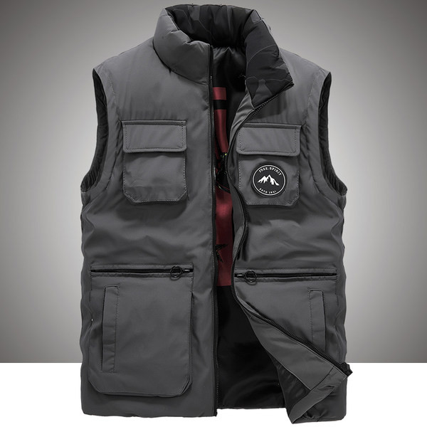 Laisvalaikio vyriška liemenė su kišenėmis – trijų spalvų