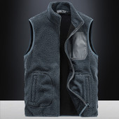 Vyriška laisvalaikio pliušinė 4 spalvų liemenė