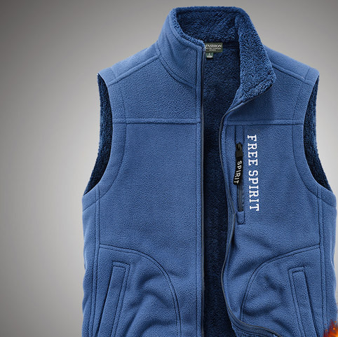 Muški prsluk s natpisom i džepom