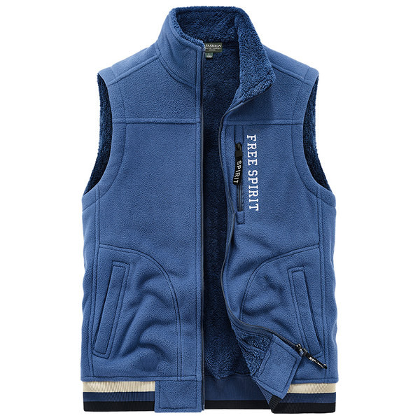 Muški prsluk s natpisom i džepom