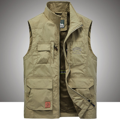 Vyriška liemenė su ilga apykakle ir tinkleliu