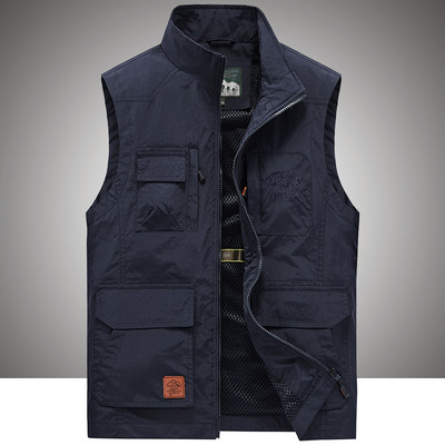 Vyriška liemenė su ilga apykakle ir tinkleliu