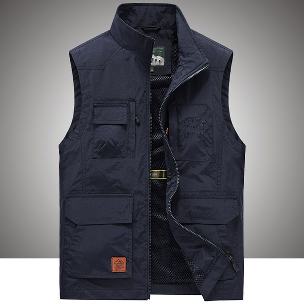 Vyriška liemenė su ilga apykakle ir tinkleliu