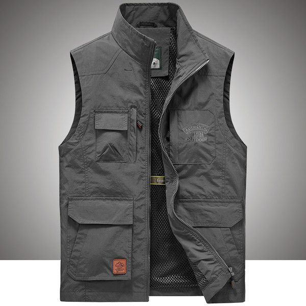 Vyriška liemenė su ilga apykakle ir tinkleliu