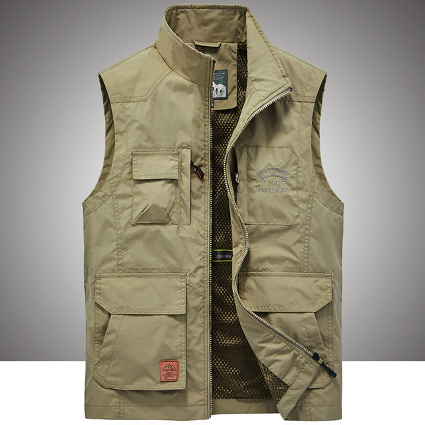 Vyriška liemenė su ilga apykakle ir tinkleliu