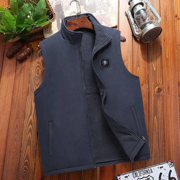 Naujo modelio vyriška liemenė su emblema - dviejų veidų