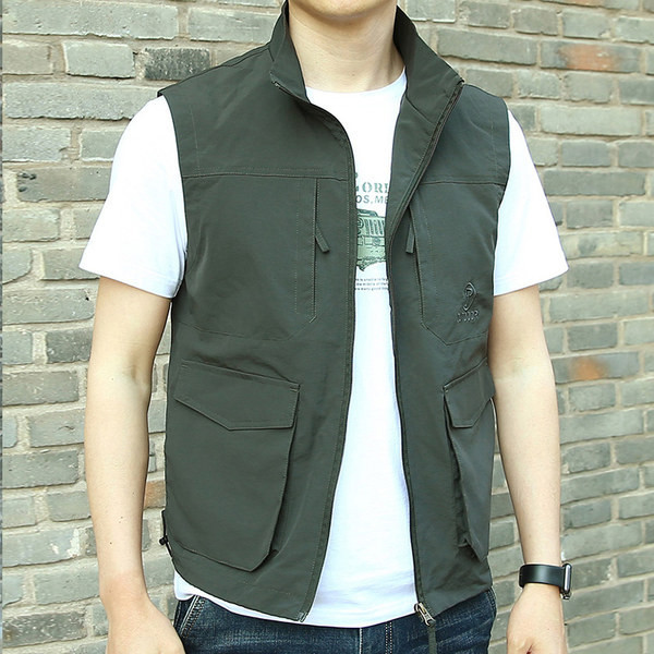 Férfi karcsú mellény négy színben