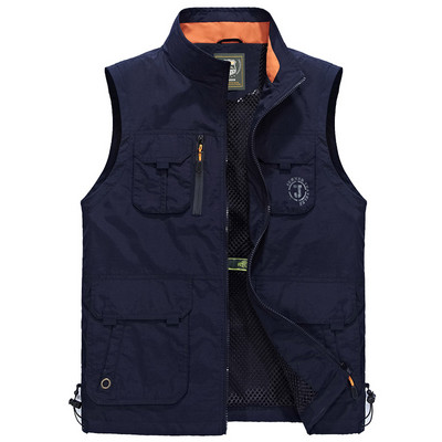 Vesta pentru barbati cu buzunar si fermoar