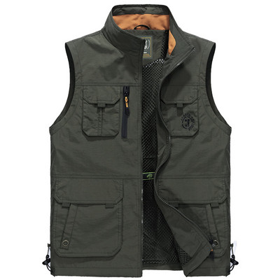 Vesta pentru barbati cu buzunar si fermoar