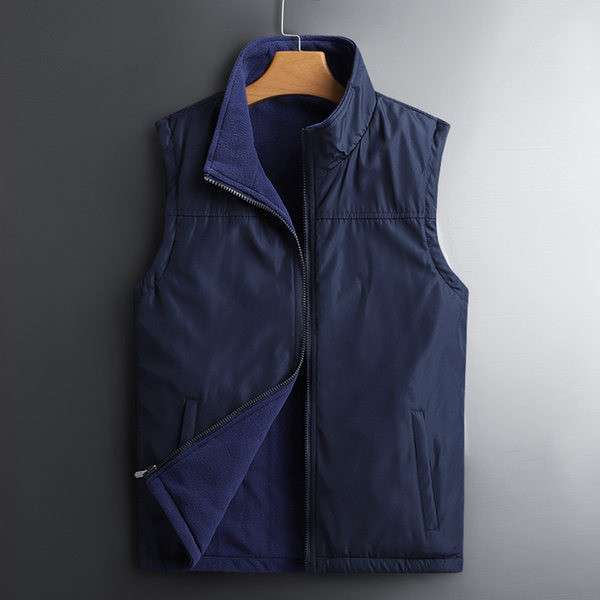 Férfi mellény tiszta modell gallérral