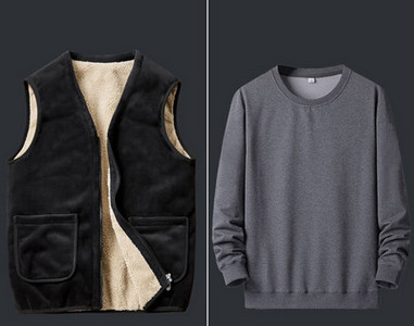 Vyriška pūkinė striukė su dviem kišenėmis