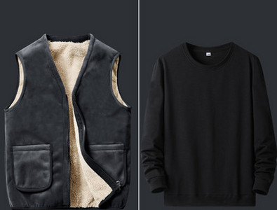 Vyriška pūkinė striukė su dviem kišenėmis