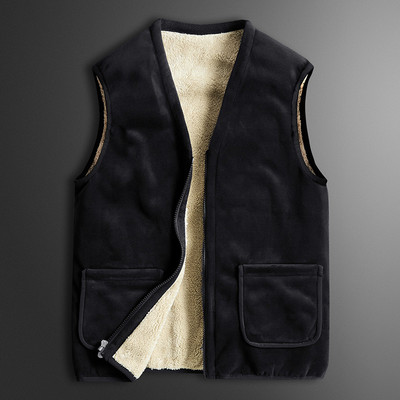 Vestă pentru bărbați cu buzunar și căptușeală