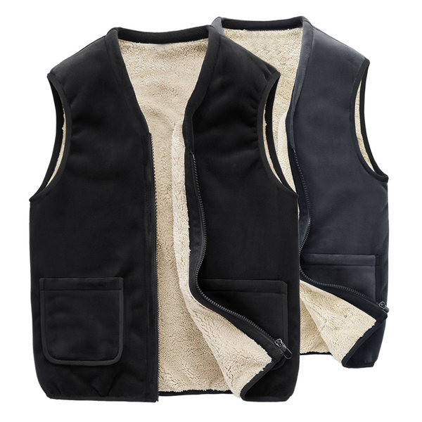 Vesta pentru barbati cu captuseala si fermoar
