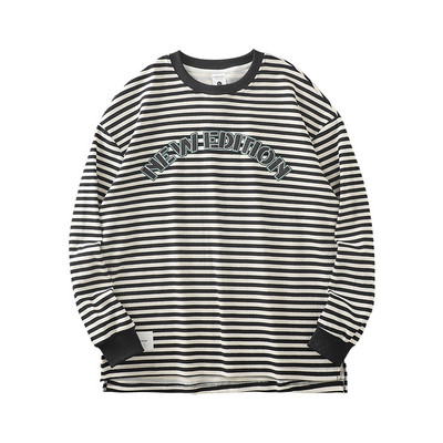 Vyriški laisvalaikio marškinėliai ilgomis rankovėmis