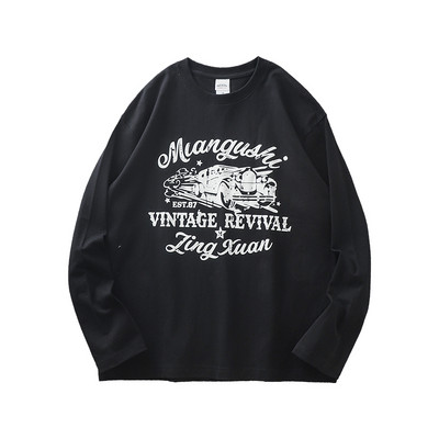 Trijų spalvų vyriška palaidinė su užrašais