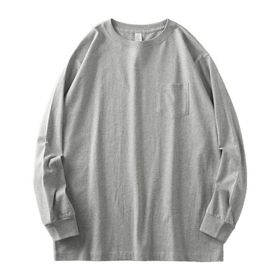 Ανδρική μονόχρωμη μπλούζα με τσέπη