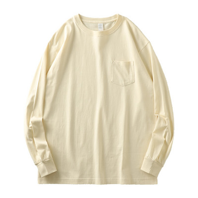 Ανδρική μονόχρωμη μπλούζα με τσέπη