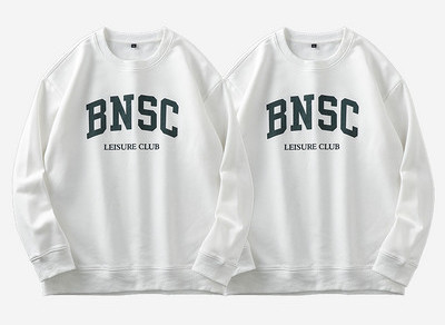 Bluză largi pentru bărbați, cu mâneci lungi și inscripție