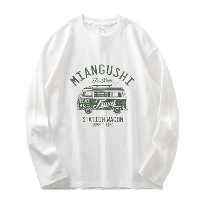 Ανδρική μπλούζα casual με στάμπα - τρία χρώματα