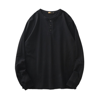 Tricou pentru bărbați cu mâneci lungi și nasturi