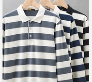 Bluza barbatesta cu nasturi si guler clasic