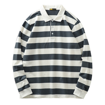 Bluza barbatesta cu nasturi si guler clasic