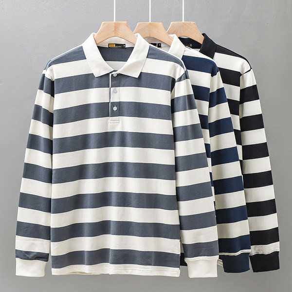 Bluza barbatesta cu nasturi si guler clasic