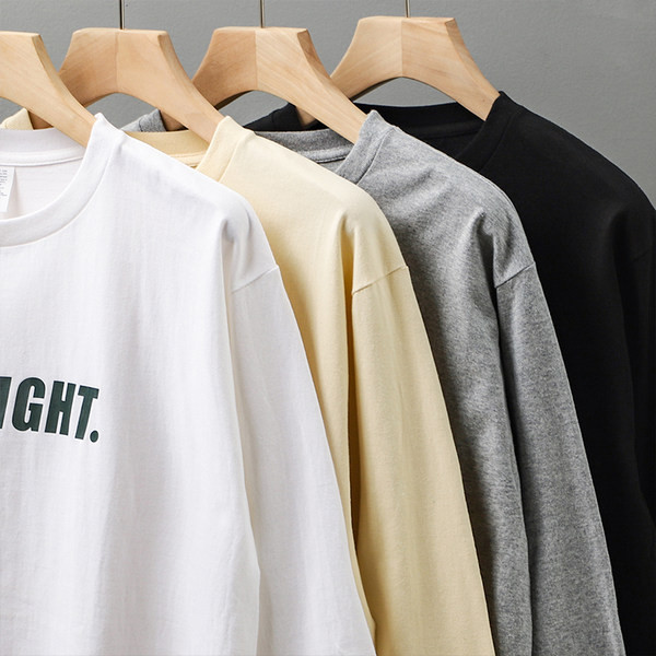 Bluză casual bărbătească cu inscripție imprimată - mai multe culori